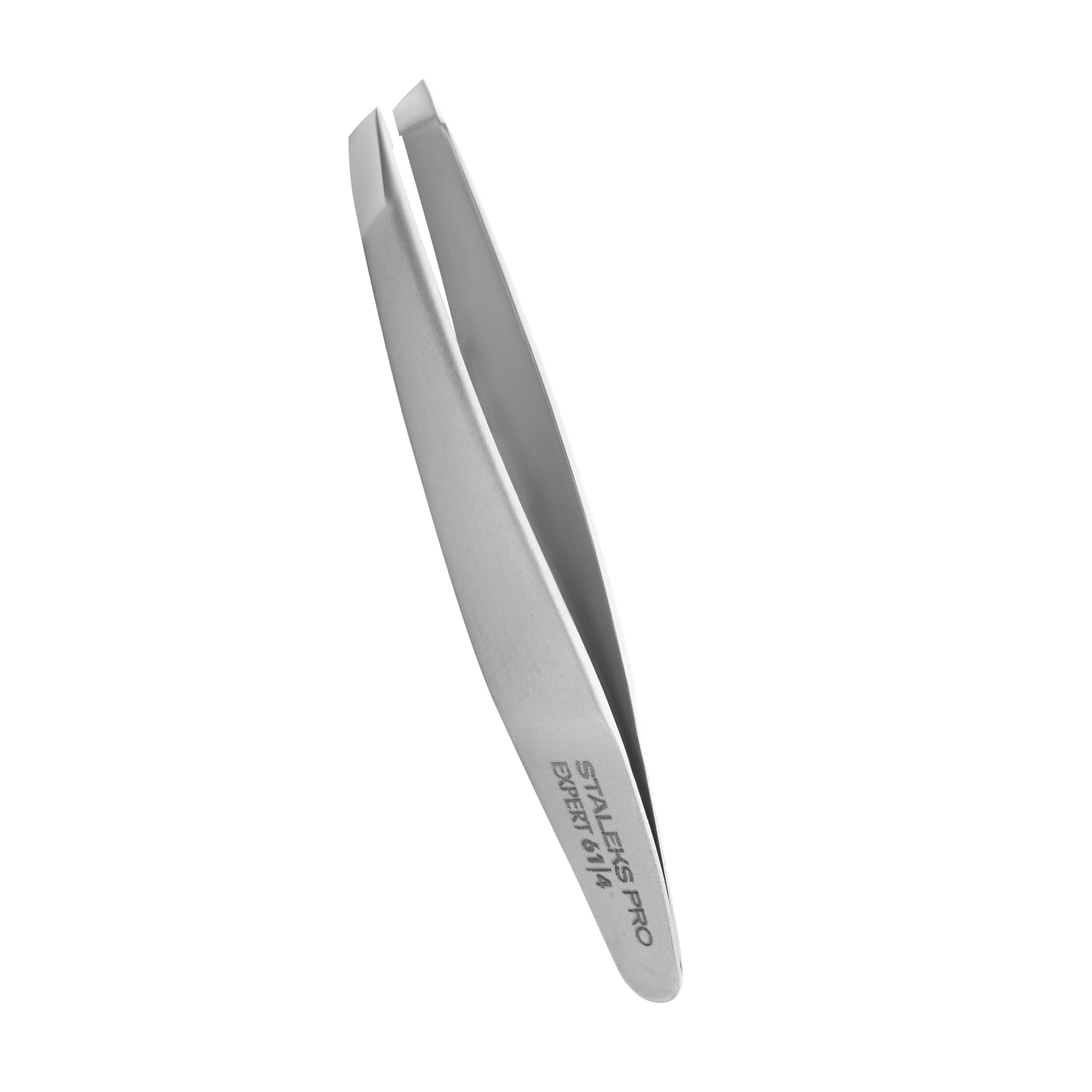 Пінцет для брів Staleks Pro Expert 61 Type 4 вузькіскошені кромки (ТЕ-61/4)
